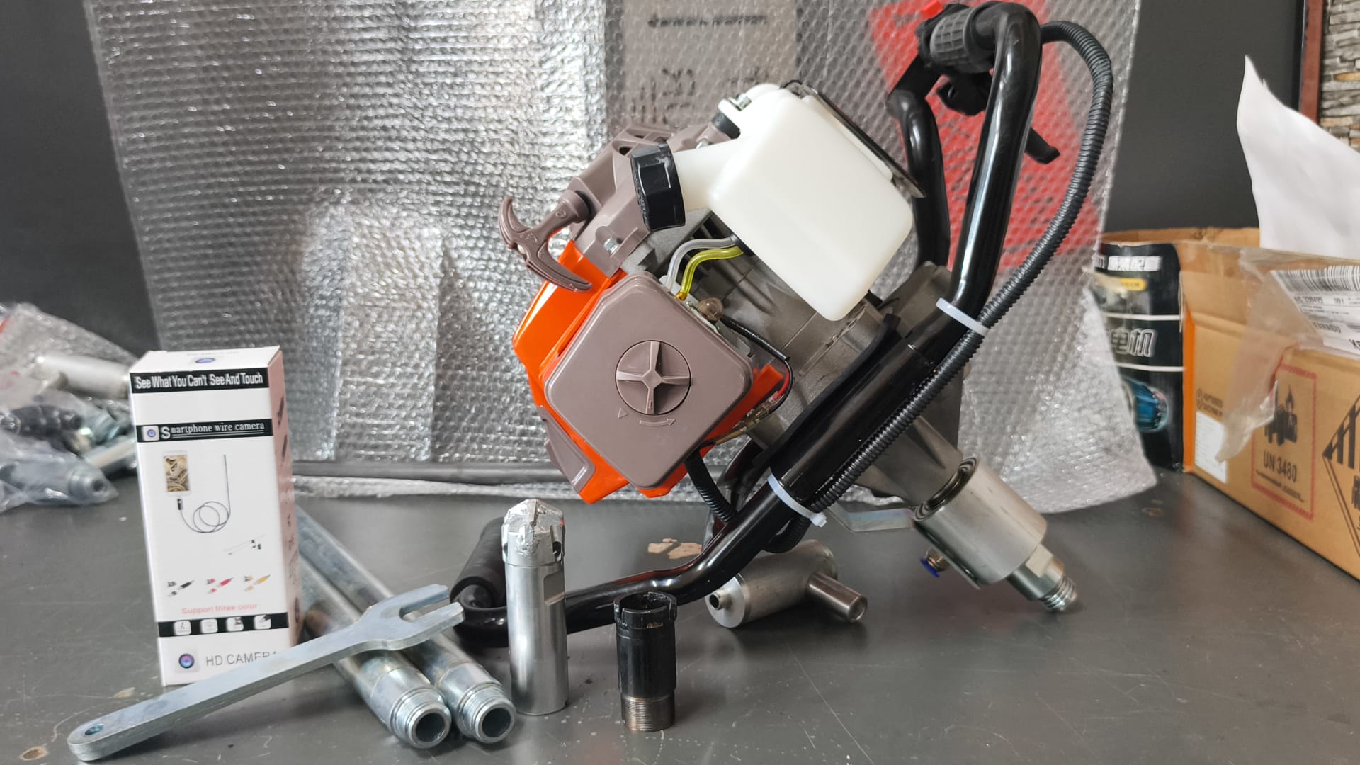 5.5 HP Benzinli El Sondaj Makinesi - Anka Hilti Karot